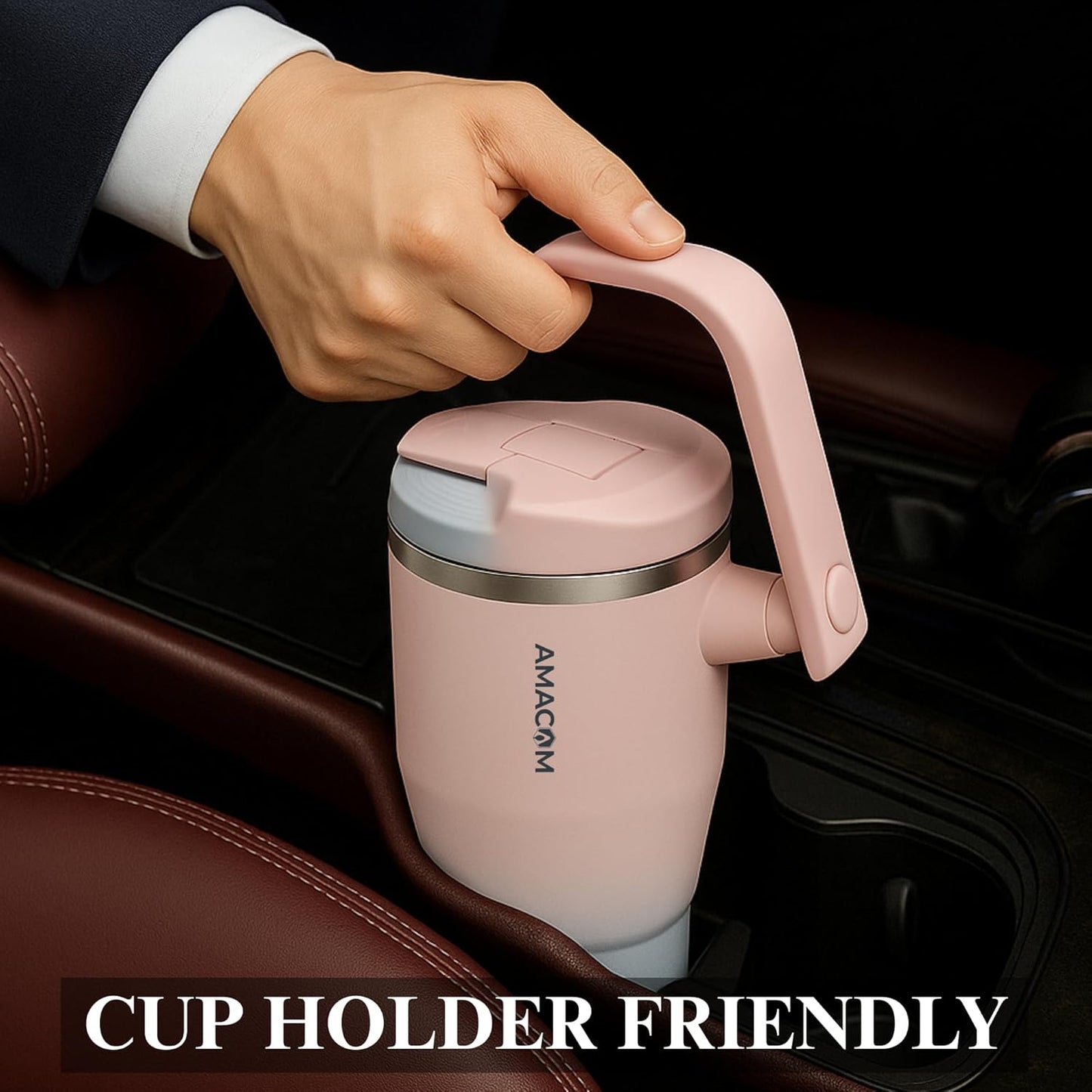 Amacom Hydration Booster™ 180° Rotating Handle Tumbler