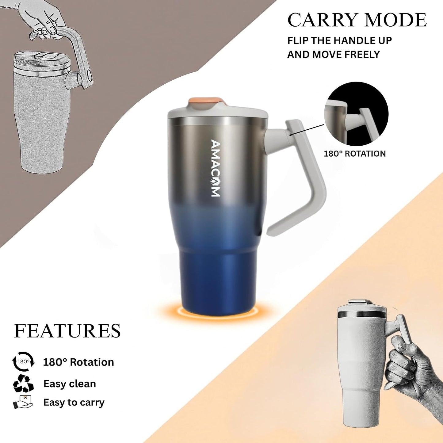 All-Day Leak-Proof Insulated Tumbler