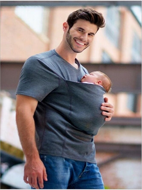 Hug Tee™ : Hands-Free Baby Pouch Carrier