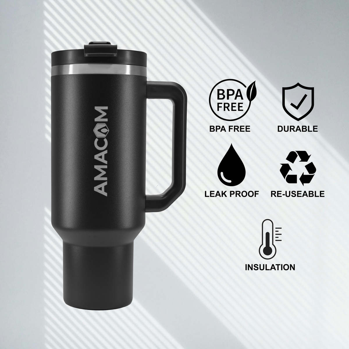 Amacom Aqualock™ Leak & Spill Proof Tumbler 1200ML