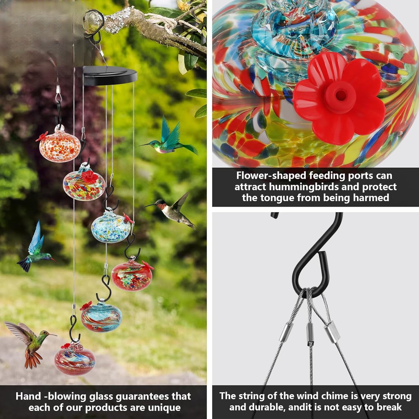 Chime Feeder™ -Hummingbird Feeder with Chime