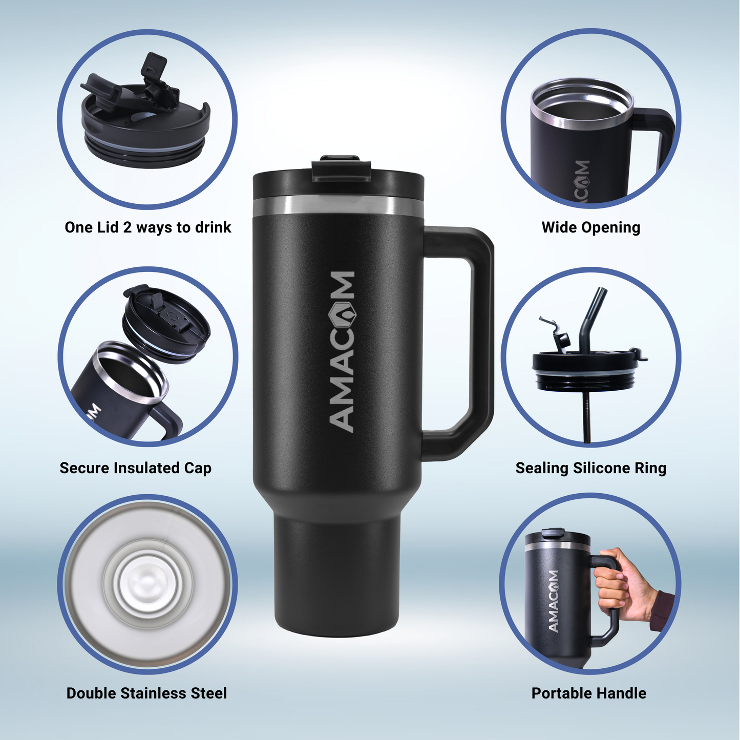 Amacom Aqualock™ Tumbler 1200ML