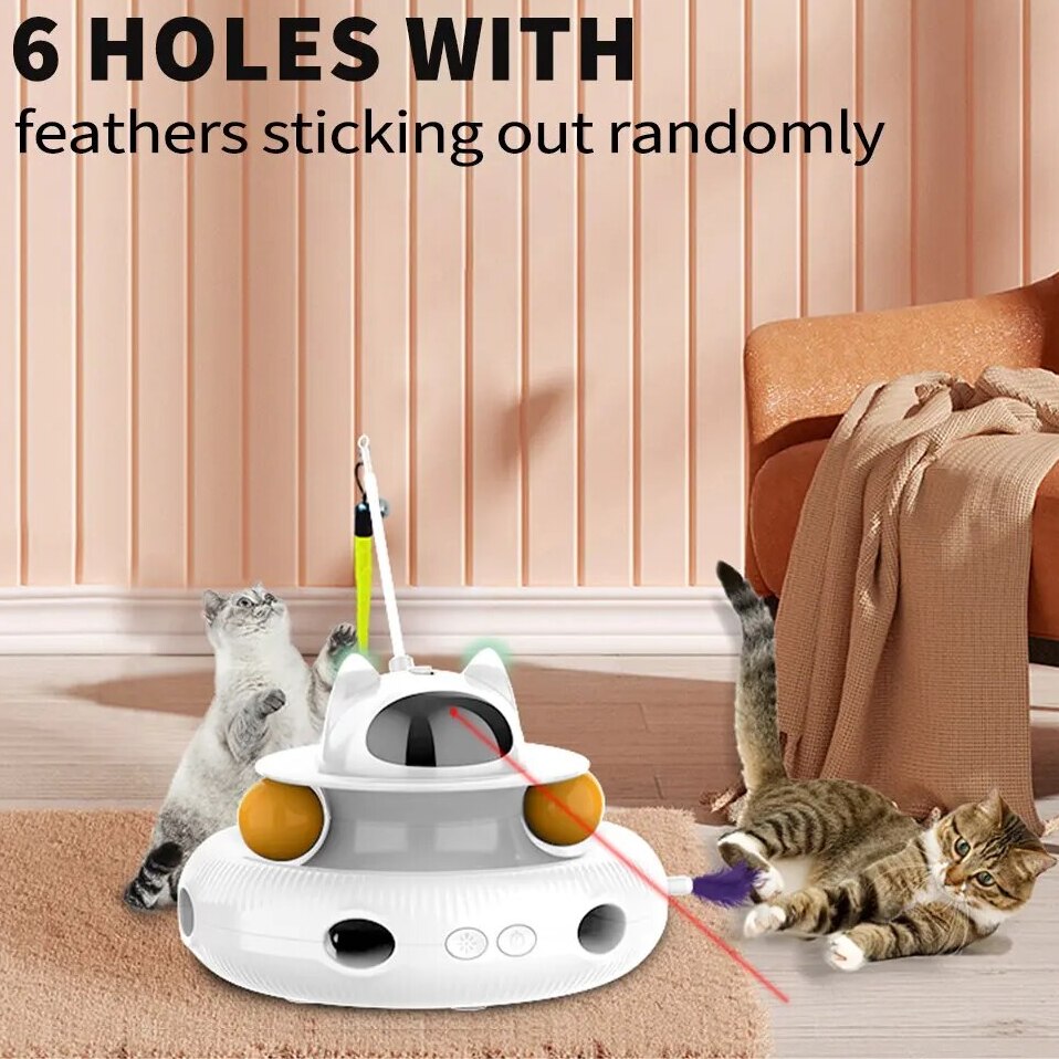 Interactive Feline Fun™- Never Ending Playtime