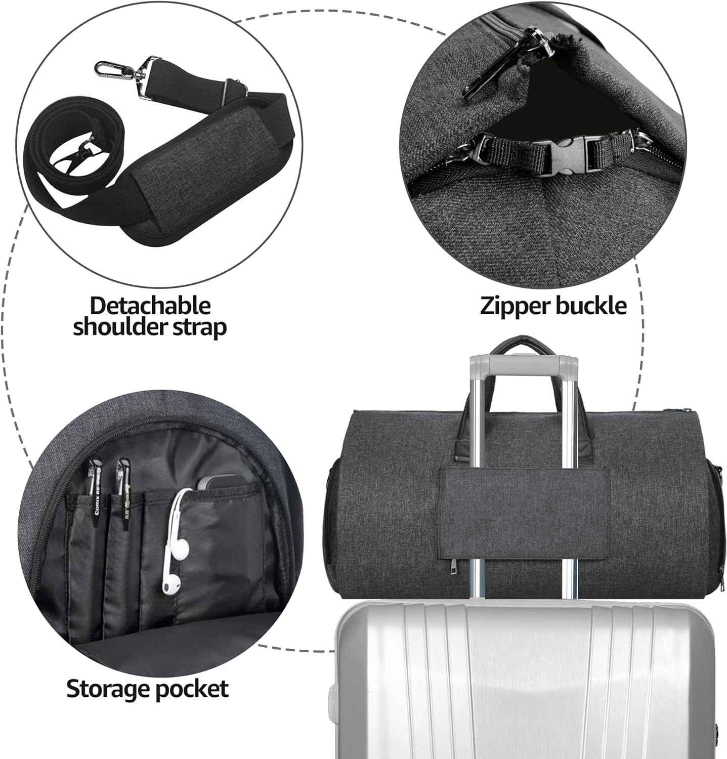 TravelPro™ - Elegant Journey Gear Bag